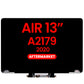 LCD Assembly (SILVER) (NO LOGO) (Aftermarket) for MacBook Air 13" Retina (A2179 / Early 2020)