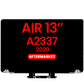 LCD Assembly (SPACE GRAY) (NO LOGO) (Aftermarket) for MacBook Air 13" Retina (A2337 / Late 2020) (M1