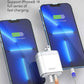 LDNIO A2528C Dual USB C Wall Charger with USB C-L MFI Cable (3ft) (35W) (Only Ground Shipping)