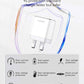 LDNIO A2528C Dual USB C Wall Charger with USB C-L MFI Cable (3ft) (35W) (Only Ground Shipping)