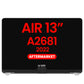 LCD Assembly (SPACE GRAY) (NO LOGO) (Aftermarket) for MacBook Air 13" (A2681 / Mid 2022)