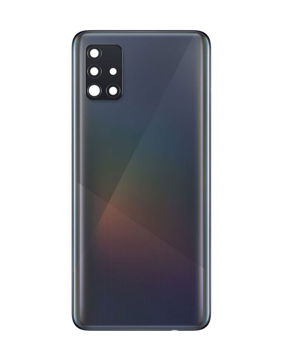 Back Glass for Galaxy A51 5G (A515 / 2019) (NO LOGO) (BLACK)