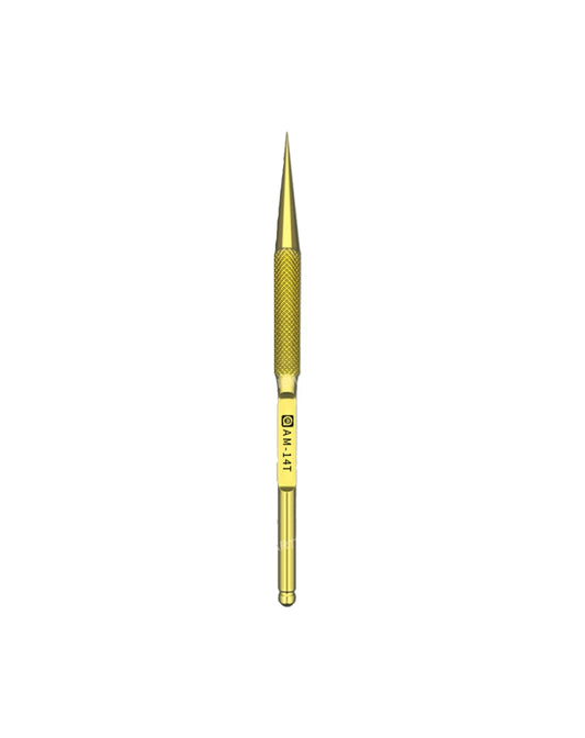 AMAOE AM-14T High Hardness Anti-magnetic Titanium Alloy Tweezers / Straight Head