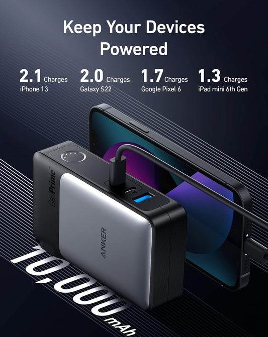 Anker 733 GaNPrime Power Bank (10000 mAh / 65W) (BLACK) (Only Ground Shipping)