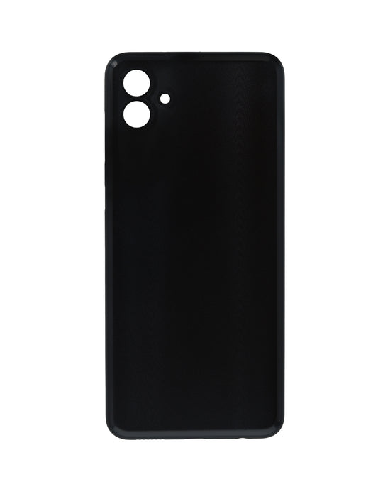Back Glass with Camera Lens and Adhesive for Galaxy A04 (A045 / 2022) (NO LOGO) (BLACK)