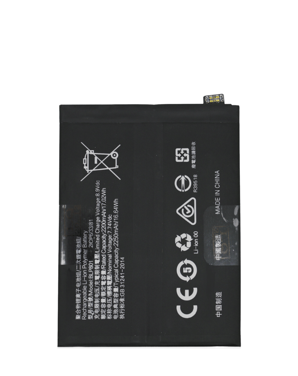 Replacement Battery for OnePlus 9R / 8T (BLP801) (Only Ground Shipping)