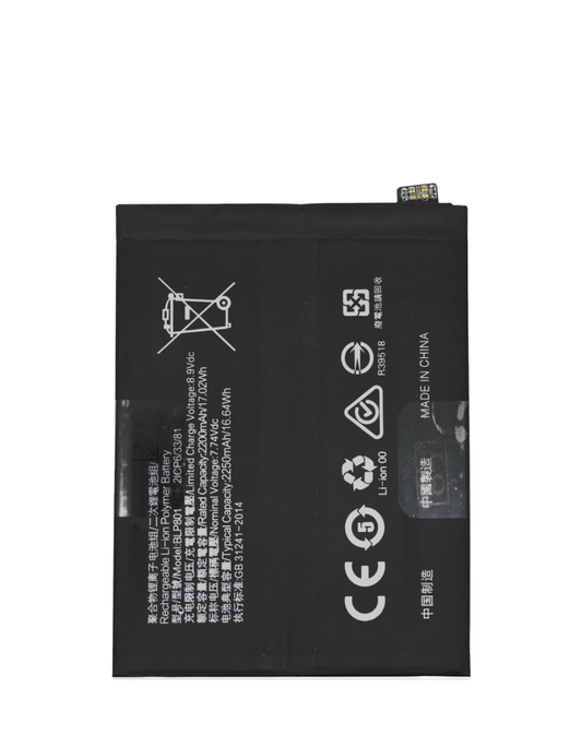 Replacement Battery for OnePlus 9R / 8T (BLP801) (Only Ground Shipping)