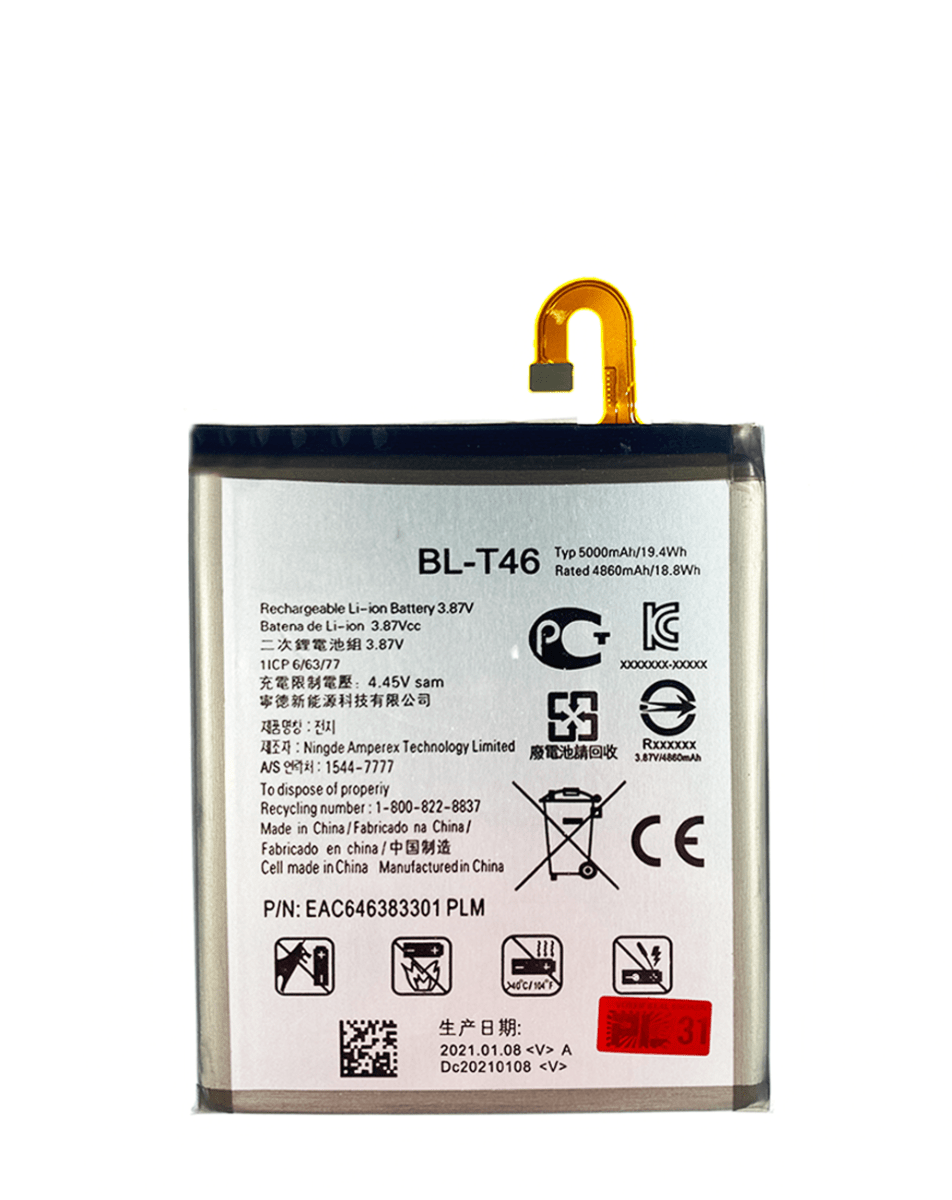 Replacement Battery for LG V60 ThinQ 5G (BL-T46) (Only Ground Shipping)