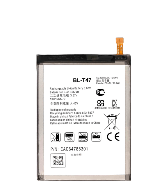 Replacement Battery for LG Velvet (G900) (BL-T47) (Only Ground Shipping)