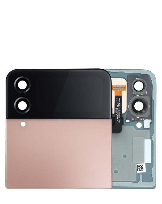 Samsung Z Flip 4 5G 2022 (Outer LCD) Screen Assembly (Without The Frame) (Service Pack) (Pink Gold)