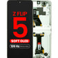 OLED Assembly with Frame for Galaxy Z Flip 5 F731 (CREAM) (US & International) (Aftermarket Pro OLED / 120HZ)