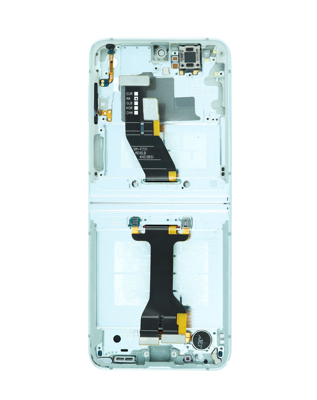 OLED Assembly with Frame for Galaxy Z Flip 5 F731 (MINT) (US & International) (Aftermarket OLED)
