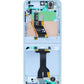 OLED Assembly with Frame for Galaxy Z Flip 6 F741 (BLUE) (US & International) (Service Pack)