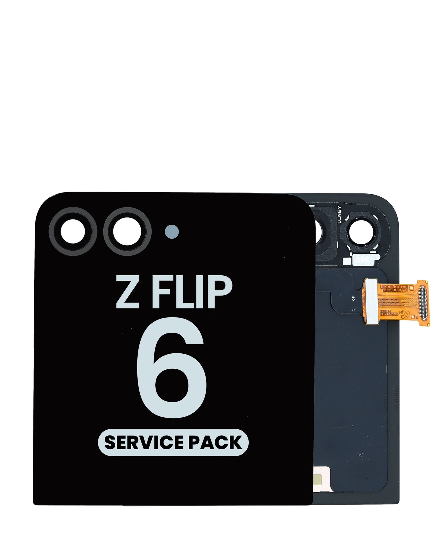 Samsung Z Flip 6 5G 2023 (Outer LCD) Screen Assembly (Without The Frame) (Service Pack) (Black)