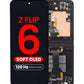 OLED Assembly with Frame for Galaxy Z Flip 6 F741 (BLACK) (US & International) (Aftermarket Pro OLED / 120HZ)