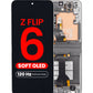 OLED Assembly with Frame for Galaxy Z Flip 6 F741 (SILVER SHADOW) (US & International) (Aftermarket Pro OLED / 120HZ)