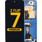 OLED Assembly with Frame for Galaxy Z Flip 7 F766 (BLUE SHADOW) (US & International) (Premium)