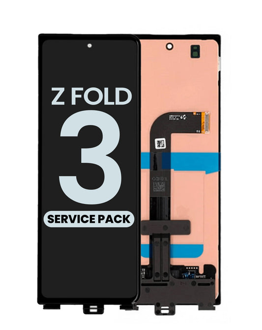 Samsung Z Fold 3 5G 2020 (Outer Front) Screen Assembly (Without The Frame)(Service Pack) (Black)