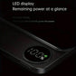 Magnetic Wireless Power Bank with LED Display (GREEN) (10000 mAh) (Only Ground Shipping)