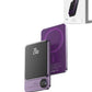 Magnetic Wireless Power Bank with LED Display (PURPLE) (10000 mAh) (Only Ground Shipping)