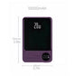 Magnetic Wireless Power Bank with LED Display (PURPLE) (10000 mAh) (Only Ground Shipping)