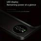 Magnetic Wireless Power Bank with LED Display (PURPLE) (10000 mAh) (Only Ground Shipping)