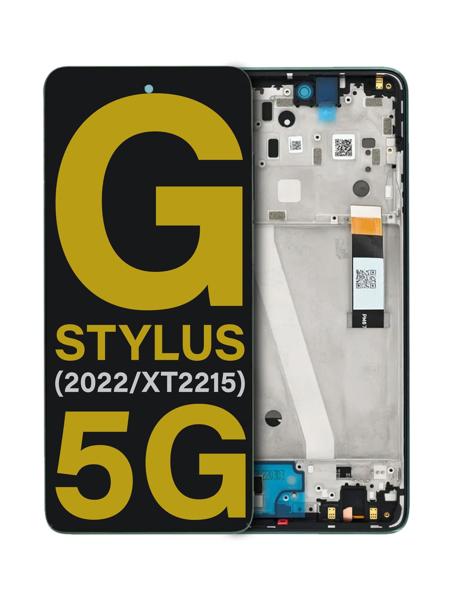 Motorola G Stylus 5G 2022 (XT2215) Screen Assembly (With The Frame) (Refurbished) (Seafoam Green)