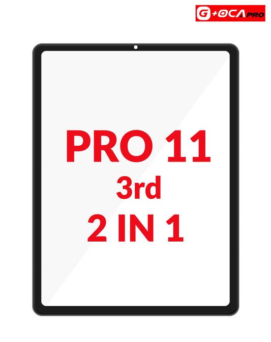 G+Oca Pro iPad Pro 11 3rd Generation Front Glass w/ OCA (2 in 1) (BLACK)