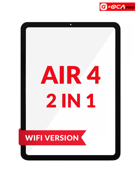 G+Oca Pro iPad Air 4 Front Glass w/ OCA (2 in 1) (BLACK) (WiFi Version)