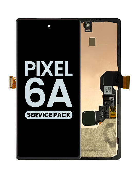 OLED Assembly with Frame for Google Pixel 6A (With Fingerprint Sensor) (Service Pack)
