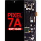OLED Assembly with Frame for Pixel 7A (Without Fingerprint Sensor) (Aftermarket OLED)