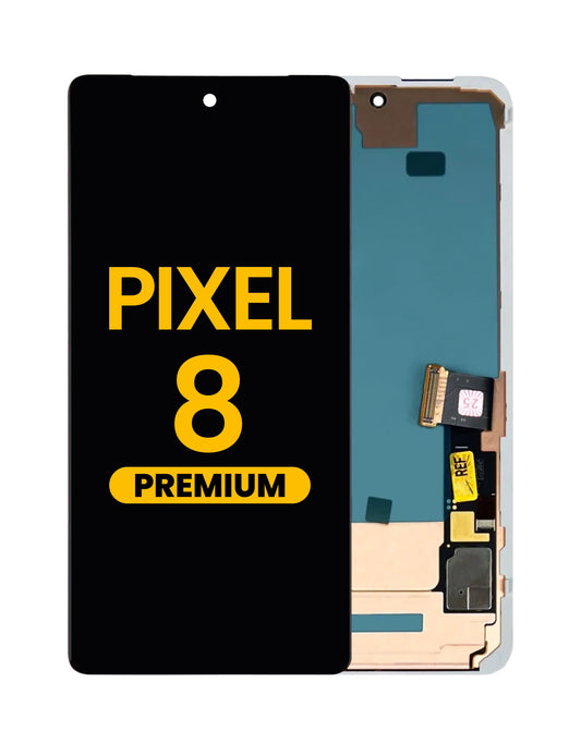 OLED Assembly with Frame for Google Pixel 8 (Without Fingerprint Sensor) (Premium)