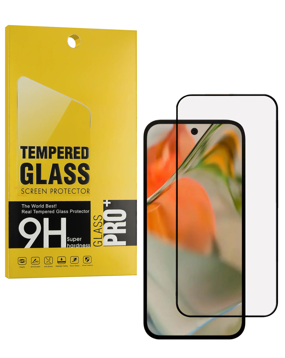 Clear Tempered Glass for Pixel 9 Pro Fold (2.5D / 1 Piece)