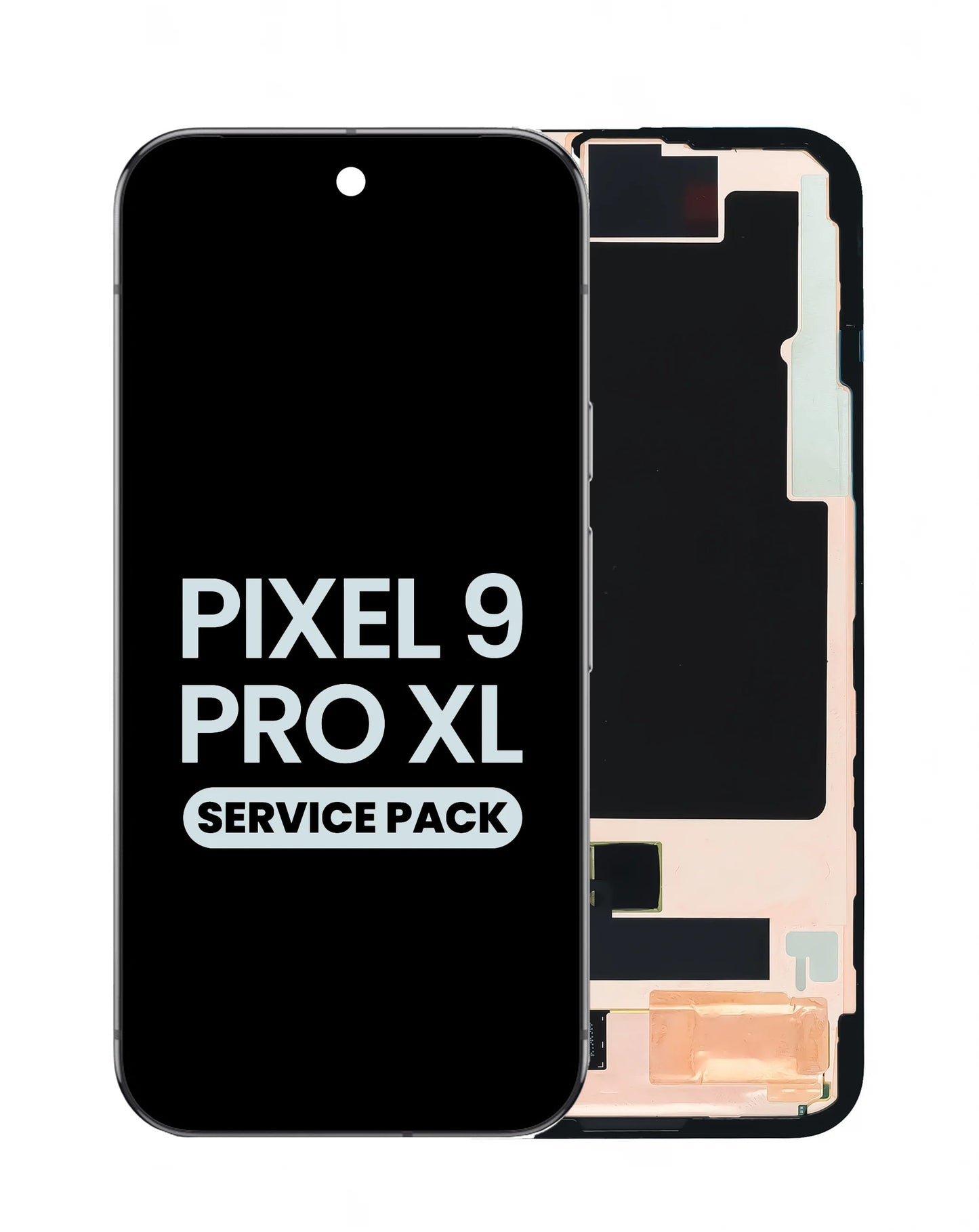 Google Pixel 9 Pro XL  Screen Assembly (With The Frame) (Service Pack) (Black)