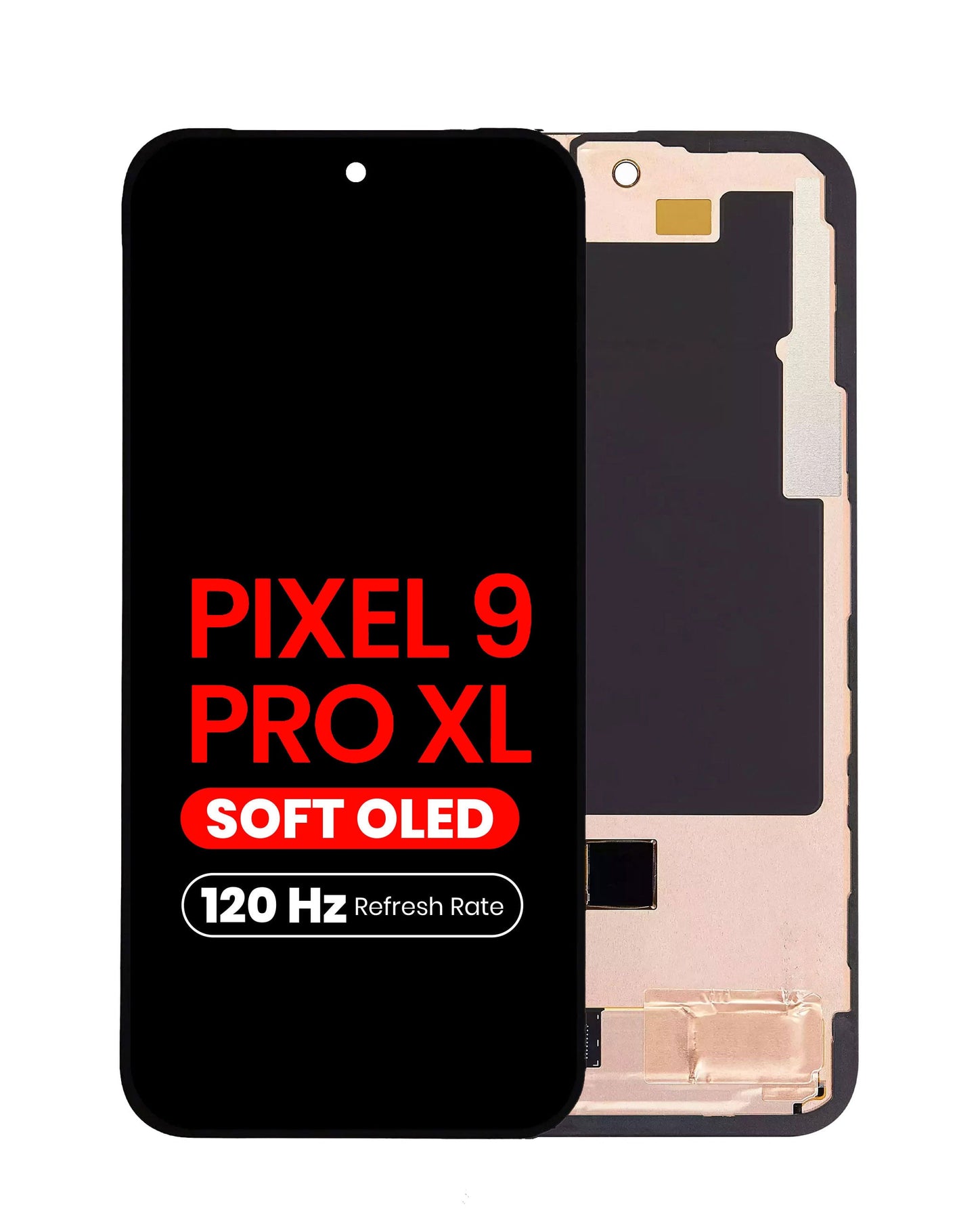 OLED Assembly with Frame for Google Pixel 9 Pro XL (With Fingerprint Sensor) (Aftermarket Pro Soft Oled / 120HZ)
