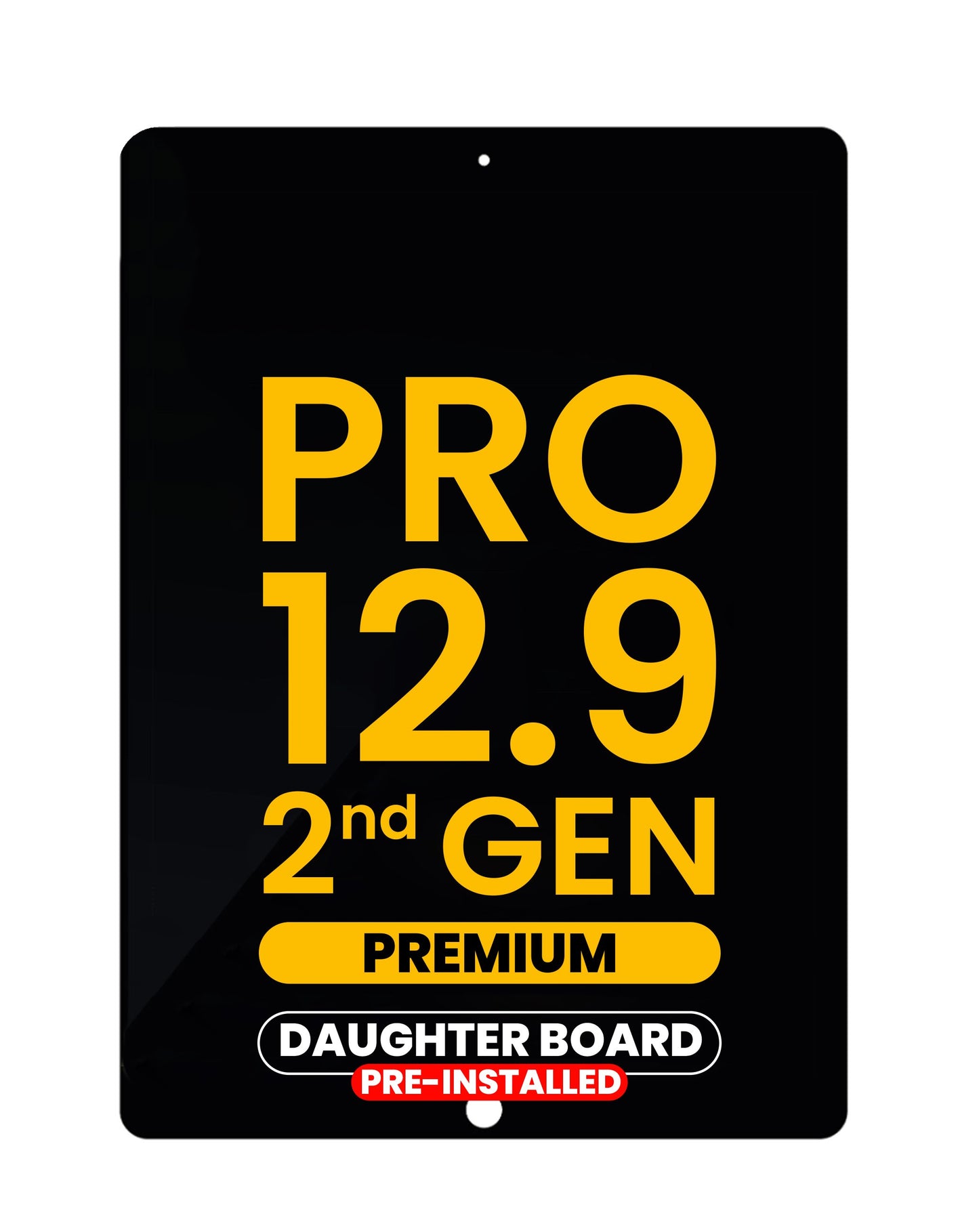 iPad Pro 12.9 (2nd Generation) Screen Assembly (Aftermarket) (Black)