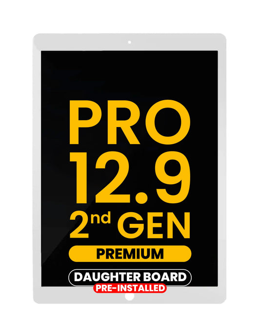 iPad Pro 12.9 (2nd Generation) Screen Assembly (Aftermarket) (White)