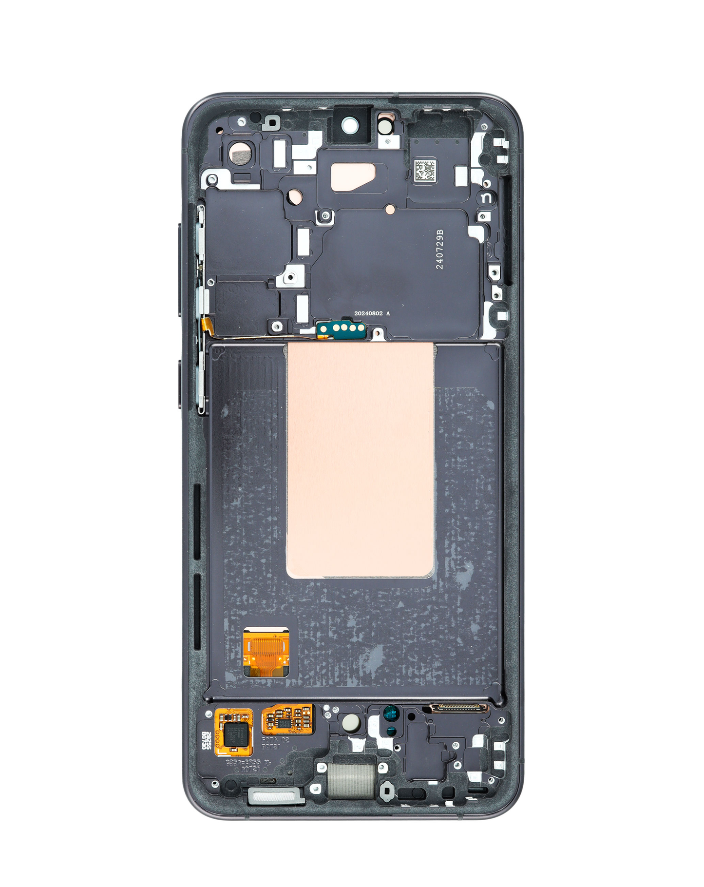 OLED Assembly with Frame for Galaxy S24 FE 5G (S721) (GRAPHITE) (Aftermarket OLED)
