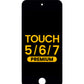 iPod Touch 7 / 6 / 5 LCD Assembly (BLACK) (Premium)