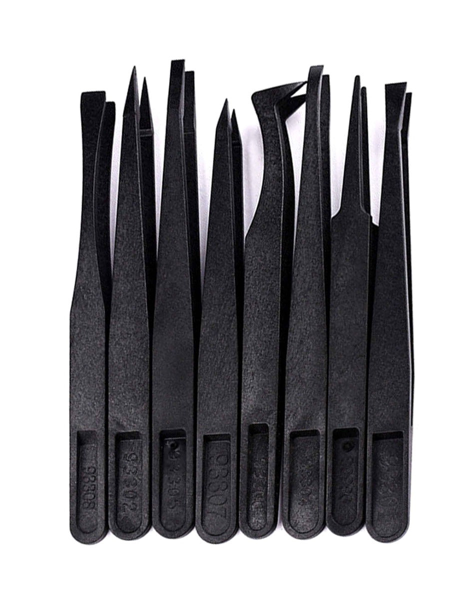 KAIGEXIN Anti-static Plastic Tweezers Set