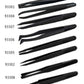 KAIGEXIN Anti-static Plastic Tweezers Set