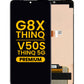 LCD Assembly without Frame for LG G8X ThinQ / V50S ThinQ 5G (BLACK) (Premium)
