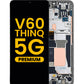 LG V60 ThinQ 5G (V605)(Non-Verizon Version) Screen Assembly (With The Frame) (Refurbished) (Black)