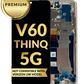 LGV V60 ThinQ 5G (V605)(Non-Verizon Version) Screen Assembly (With The Frame) (Refurbished) (GOLD)