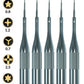 LuoWei Tomahawk High Precision Magnetic Screwdriver Set (5 Pcs) (Not Returnable)