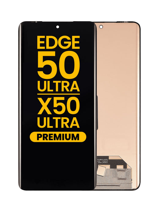 OLED Assembly without Frame for Motorola Moto Edge 50 Ultra / X50 Ultra (XT2401-2) (Premium)