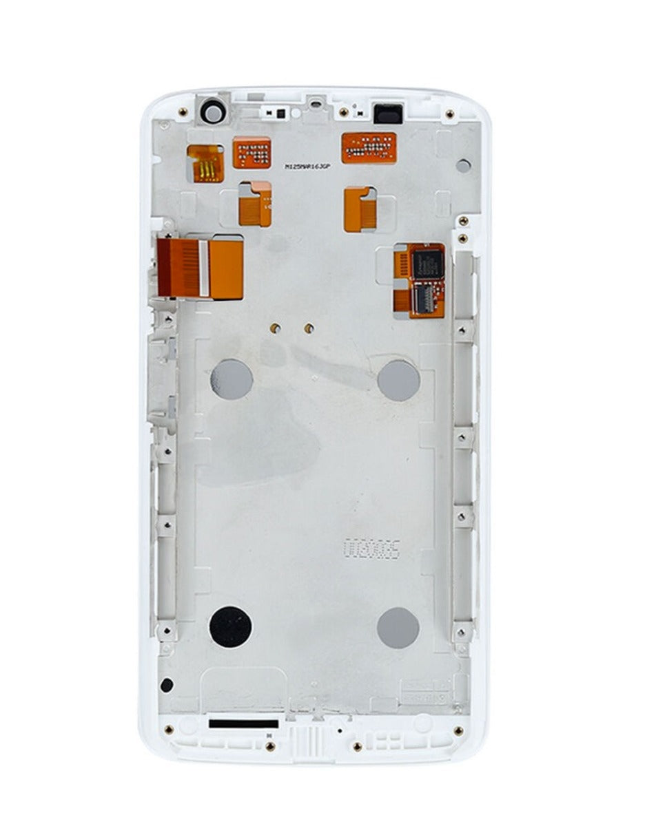 Moto X Play (XT1561) Screen Assembly (With The Frame) (Refurbished) (White)