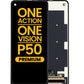 Motorola One Action (XT2013) / One Vision (XT1970) / P50 Screen Assembly (Without The Frame) (Refurbished) (Black)
