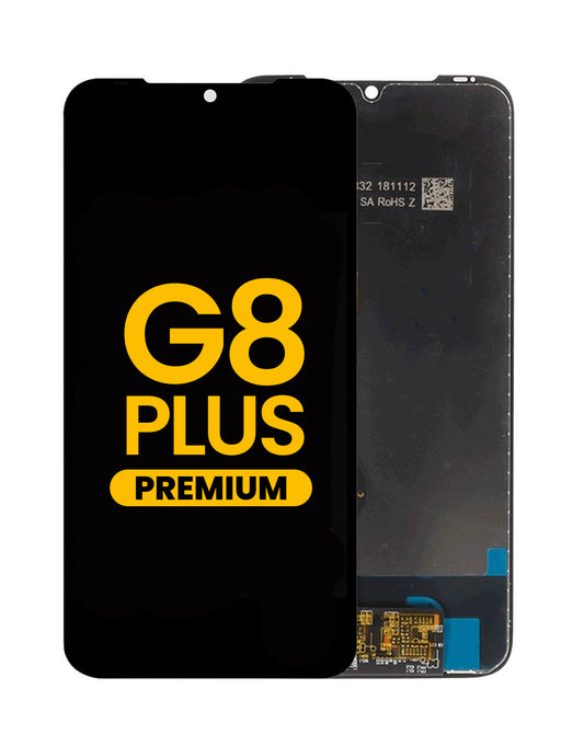 Motorola G8 Plus (XT2019) Screen Assembly (Without The Frame) (Refurbished) (Black)