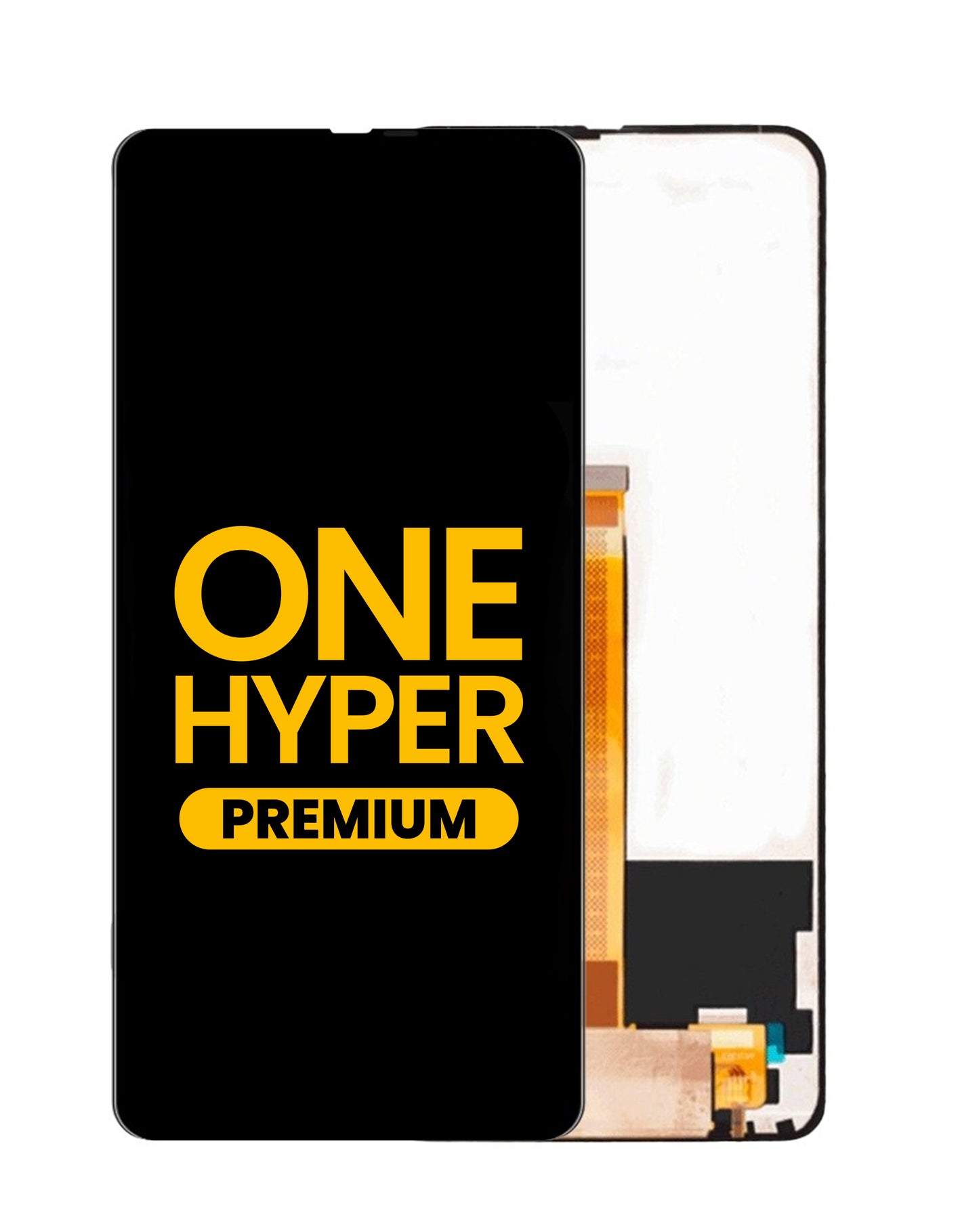 Motorola One Hyper (XT2027) Screen Assembly (Without The Frame) (Refurbished) (Black)